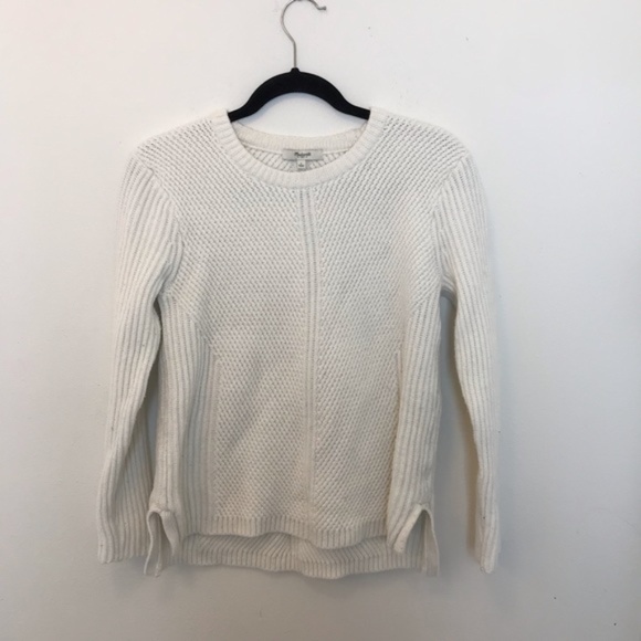 Madewell Hexcomb Texture Sweater [Large] - Picture 3 of 9
